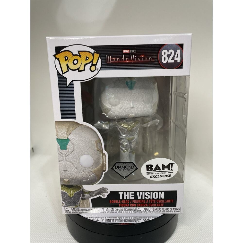 Funko Pop! Marvel - The Vision - (BAM) (Exclusive) #824 Diamond - Wandavision
